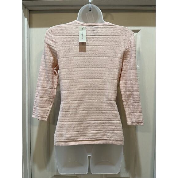 NWT Ann Taylor Factory Zip Up Cardigan Size XS Nude Neutral Color - Picture 2 of 7